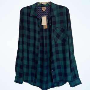 Plaid Button Down Shirt